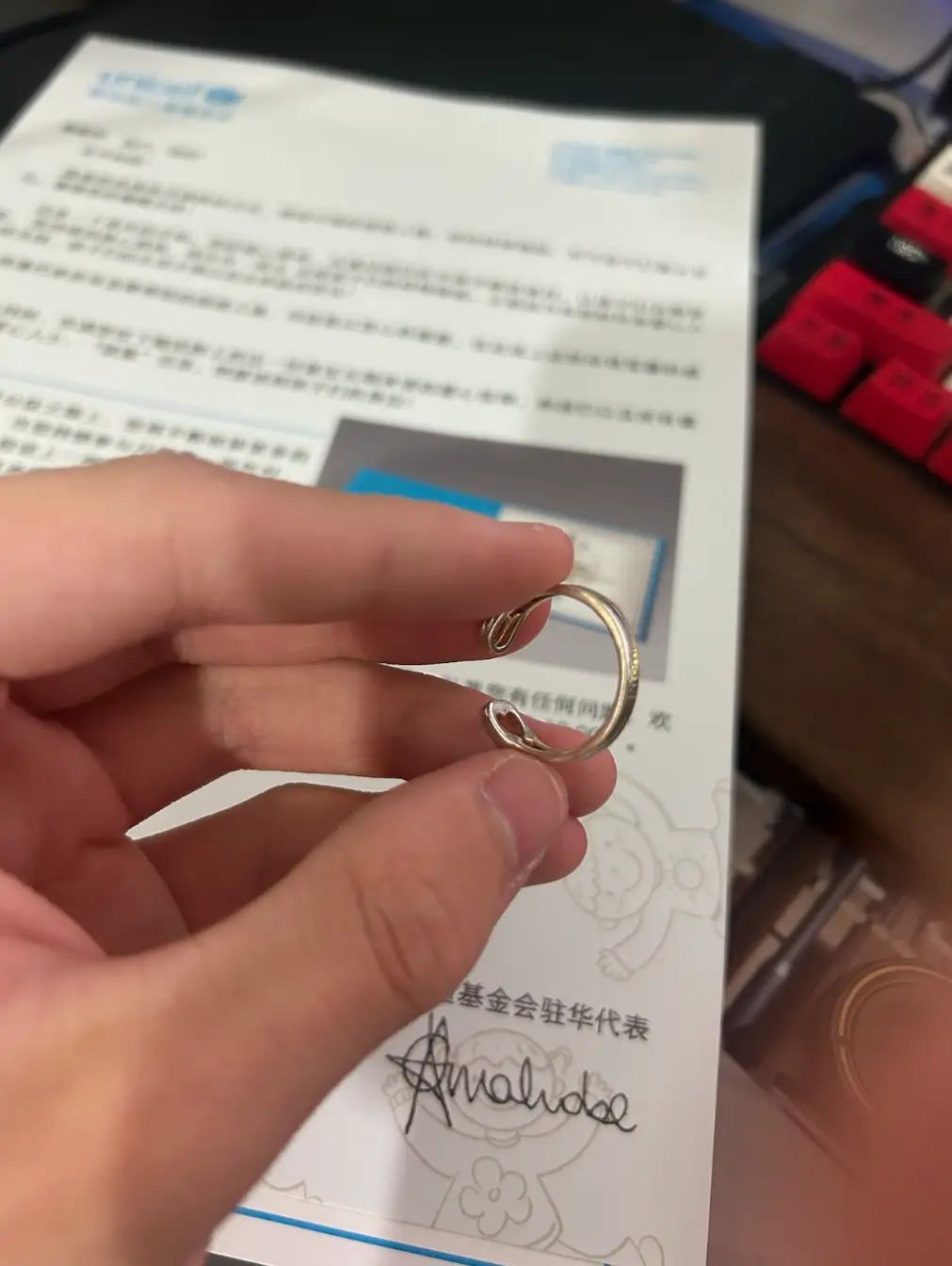 戒指(这玩意送给别人我都嫌糙指的是样子)